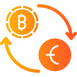 cambio di valuta icona