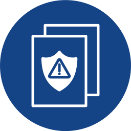 Risk management icon