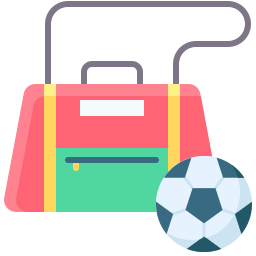 Sport bag icon