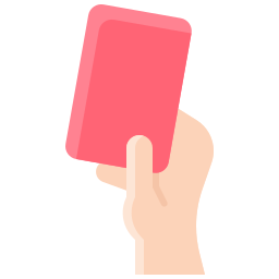 Red card icon