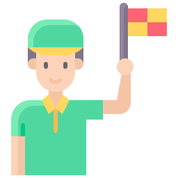 Offside flag icon