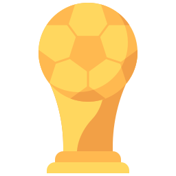 trophée de foot Icône