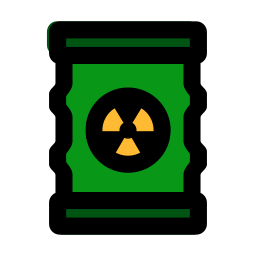 radioactif Icône