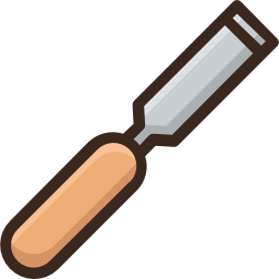 coltello di legno icona