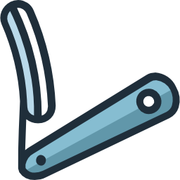 Straight razor icon