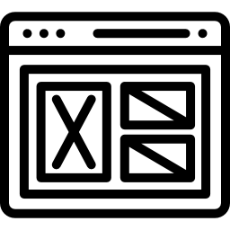 와이어 프레임 icon