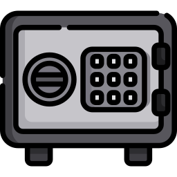 caja de seguridad icono