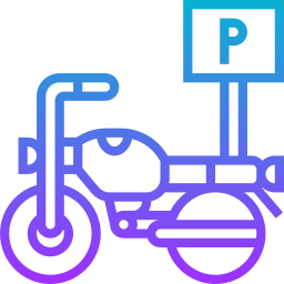 motorradparkplatz icon
