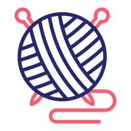 Wool ball icon