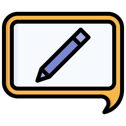 schrijf een bericht icoon