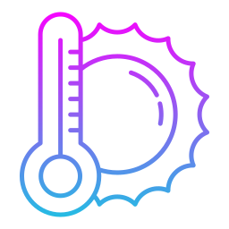 la temperatura icono