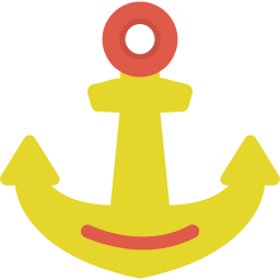 ancla de barco icono