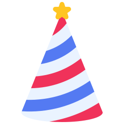 sombrero de fiesta icono
