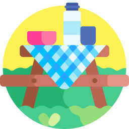 Picnic table icon