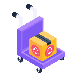 Hand truck icon