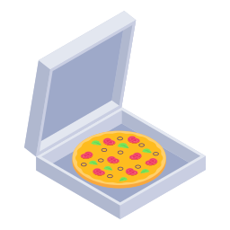 caixa de pizza Ícone