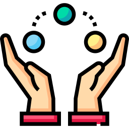 Juggling ball icon