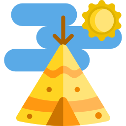 Indian tent icon