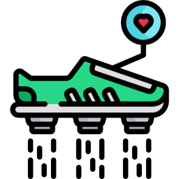 Flying shoes icon