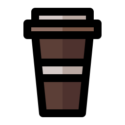 Ice coffee icon