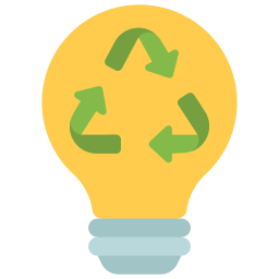 Eco bulb icon