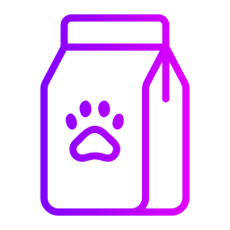 alimentos para mascotas icono