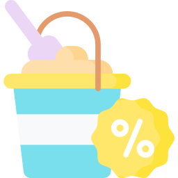 Summer sale icon