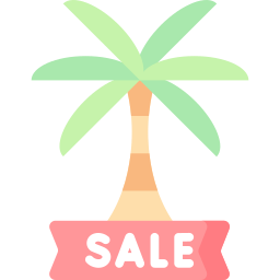 Summer sale icon