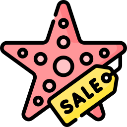 Summer sale icon