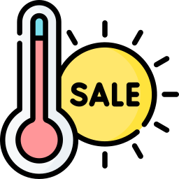 Summer sale icon