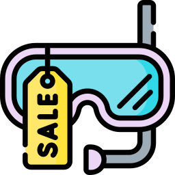 Summer sale icon