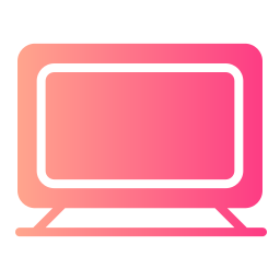 monitor de televisión icono
