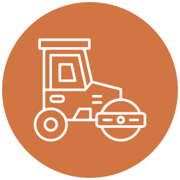 Road roller icon