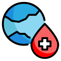 wereld bloeddonor dag icoon