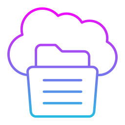 Cloud storage icon