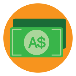 australischer dollar icon