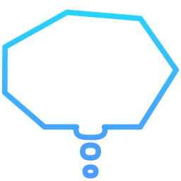 bulle de pensée Icône