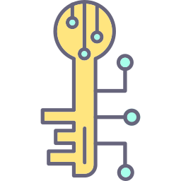 Electronic key icon