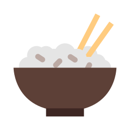 Rice bowl icon