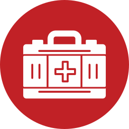 First aid kit icon