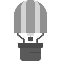 Hot air balloon icon