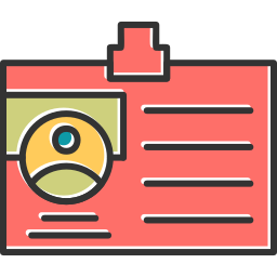 carte d'identité Icône