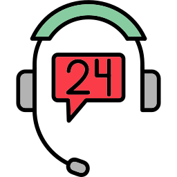 24 stunden support icon