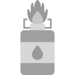 gaz de camping Icône