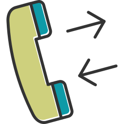 llamada telefónica icono