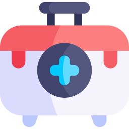 Medical kit icon