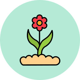 Flower buds icon