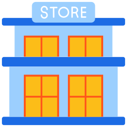 centro de compras Ícone