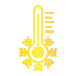 Temperature cold icon