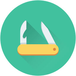 Utility knife icon